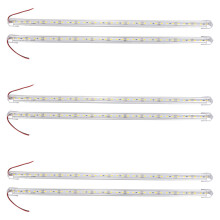 6 Pcs Aluminum Alloy Rigid LED Strip Rod Light Waterproof 12V 50CM White