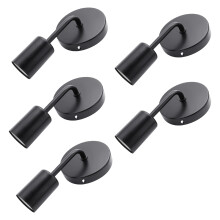 5X Noir Loft Antique Fer Simple Mur Lampe Americain Pays Restaurant Bar Couloir Allee Mur Meunier Mur Lampe