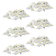 120 Pcs High Power 2 Pin 3W White LED Bead Emitters 170-190Lm 6000K