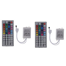 2X 44Key IR-Fernbedienung fuer RGB 5050 LED-Lichtstreifen