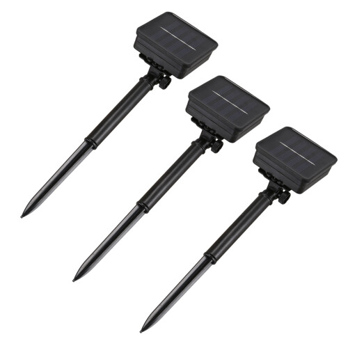 3X Solar String Lights, 10M 100LED Outdoor String Lights, Waterproof Decorative String Lights for Patio, Garden