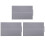 3X Estera de Secado de Silicona para Platos Canal Artificial Plegable Estera de Drenaje, Estera de Drenaje Rectangular Almohadillas de Secado Bandeja 1