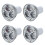 4X GU10 LAMP LIGHT BULB Has 3 LED WARM WHITE 3W 5W 12V 1