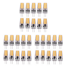 30 Pièces G4 LED Ampoule AC / DC12V-24V 3W LED G4 Lumière 20LED 360 Faisceau D'Angle de Lumière 2835SMD Blanc Chaud