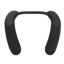 Haut-parleur sans fil en collier Bluetooth 128 Go 400 mAh Noir