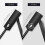 2X 12 Ribs Windproof Travel Umbrella with PTFE Canopy, Lengthened Handle with Auto Open Close Button,() 5