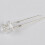 LED Bright Light Lamp Emitting Diode, 140 Piece,  3V-6V, 5mm, White 6
