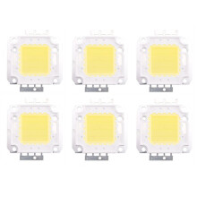 6X Haute Puissance 30W LED Puce Lumiere Lampe Ampoule DIY Blanc 2200LM 6500K