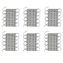 60 Sztuk 5050 SmD 3 Moduł LED Pasek LED CiąG śWiatłA Wodoodporny 12 V Zimny BiałY