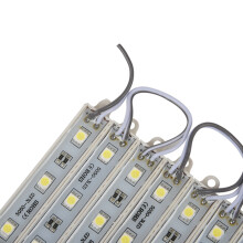 60Pcs 5050 SMD 3 LED Module LED Strip String Light Waterproof 12V Cool White