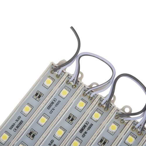 60Pcs 5050 SMD 3 LED Module LED Strip String Light Waterproof  12V Cool White