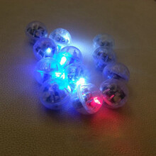 30Pcs Round LED Balloon RGB Lights Valentine's Day Flash Lamps for Lantern Christmas Halloween Wedding Party