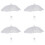 4X Bud Silk Lace Wedding Shooting Parasol 1