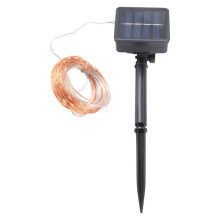 Zonnelichtslingers, 10M 100LED Buitenlichtslingers, Waterdichte Decoratieve Lichtslingers voor Terras, Tuin, Poort, Tuin, Feest, Bruiloft, Kerstmis