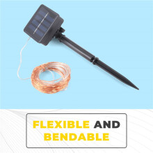 Luces de Cadena Solar, 10M 100Led Luces de Cadena Al Aire Libre, Luces de Cadena Decorativava Impermeable para Patio, Jardín, Puerta, Patio, Fiesta,