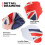 British Vintage Style Union Jack Flag Throw Pillow Case, Pillowcase 2