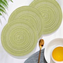 4 StüCk Tischsets HitzebestäNdige, Rutschfeste, VerbrüHungshemmende, Waschbare Tischsets
