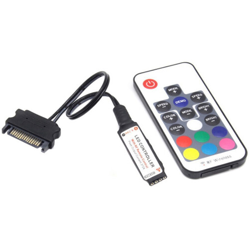 RF17 Keys Remote  12V Wireless  RGB Controller for PC Computer Case 5050 RGB LED Strip Light