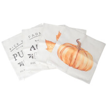 Fall Decor Pillow Covers 18X18 Set of 4 Outdoor Fall Pillows Decorative Throw Pillows Farmhouse Autumn Cushion Case
