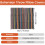 Conjunto de 2 Fronhas Bohemian Throw Fronhas Decorativas Boho Mexican Retro Stripe Multicolor, para Sofá 18X18 Polegadas 7
