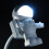 LED USB Night Light Astronaut Shape Portable Lighting Adjustable Foldable for Computer PC Laptop Novelty Spaceman Lamp 2
