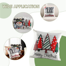 Weihnachts Kissen BezüGe 18X18 Set Von 4 Weihnachts Dekorationen Bauern Haus Deko Kissen Schneemann Kissen Bezug für Wohnkultur
