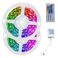 10M RGB Light Strip 3528 600LED Flexibele LED Strip Light met 44 Key Remote + Controller voor Kerst Woonkamer Slaapkamer