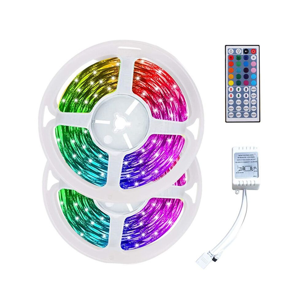 10M Rgb Light Strip 3528 600Led Flexible Led Strip Light With 44 Key Remote+Controller For Christmas Living Room Bedroom 6032794279731