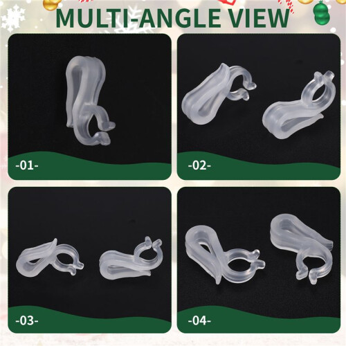Christmas Light Clips - Gutter Clips for Hanging Outdoor Lights - Gutter Clips for Outside Hanging String Lights