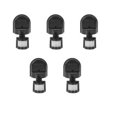 5X Ac110V-240V Outdoor Pir Motion Sensor Wall Light Lamp 180 Degree Sensor Detector Pir Motion Sensor Led