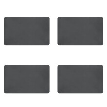 4X Tapete de Café Esconder Mancha de Borracha Esteira de Secagem de Prato Absorvente para BalcãO de Cozinha AcessóRios para Barra de Café Cinza