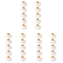 30 Pièces Séries E27 Porte-Lampe à Vis en Plastique Support de Lampe Rond Adaptateur de Support de Douille D'Ampoule