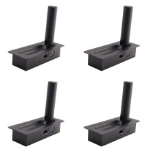 4X Abajur de Cabeceira de Quarto Abajur LumináRia de Parede Arandela Luz de Leitura Lateral da Cama Abajures de Parede com Interruptor AutomáTico