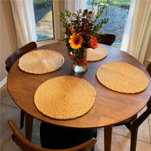 Set de 30 Sets de Table TresséS en Jute Faits à la Main de 7 Pouces ÉPais et RéSistants à la Chaleur