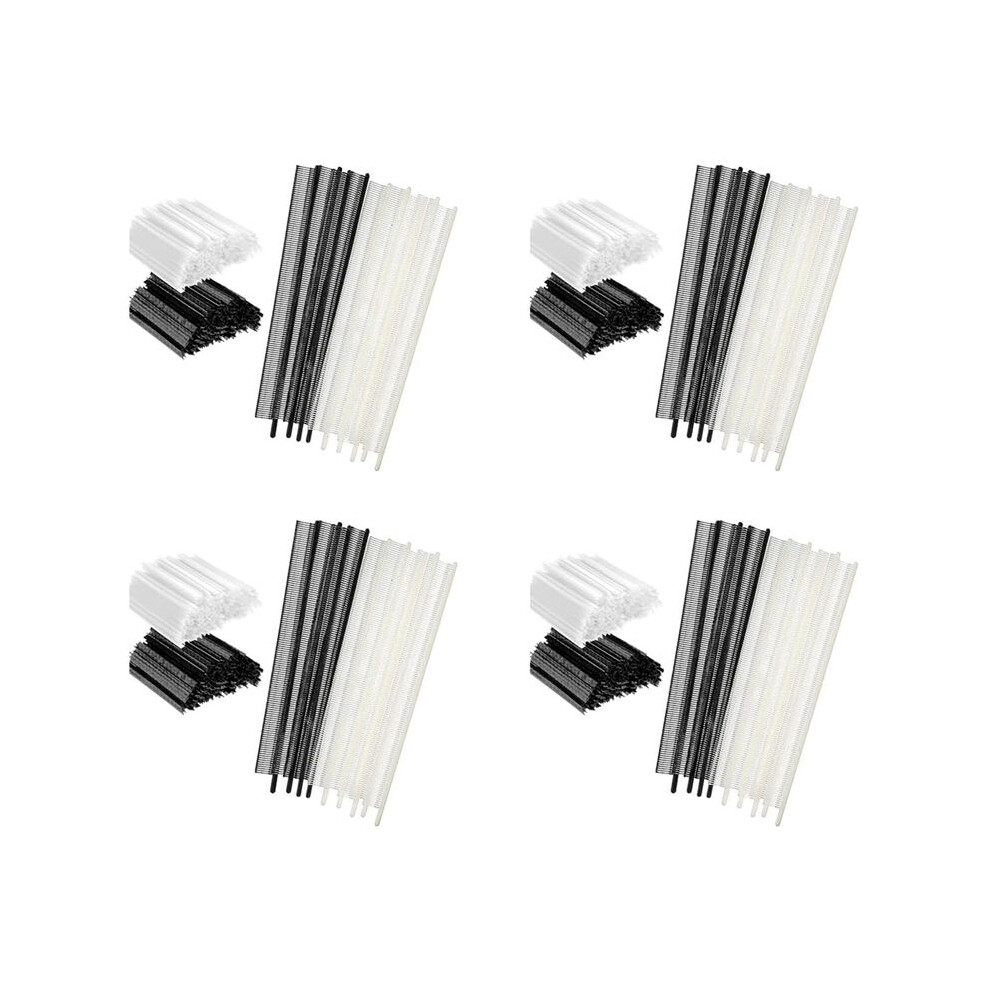 8000Pcs Tag Kit,0.5Cm Garment Tag Barb Attachment Price Tags 4000Pcs Black Fasteners And 4000Pcs White Fasteners 4711356357194