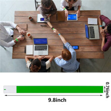 4000 PCS Paper Wristbands Waterproof Neon Wristbands Wristbands for Events Suitable for Parties, Wristbands(10 Colors)