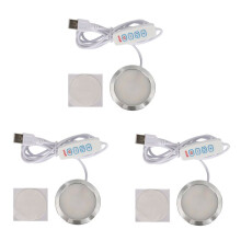 3X 3D Printing Model LED Light LED Spotlight 5V Ultra-Thin Night Light USB Adjustable LED Light for Garage Kit Lamp