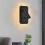 3X Wall Light Backlight USB Charging 330 Degree Rotation Adjustable Wall Lamp Bedside Study Reading Sconce Lamp Black 3
