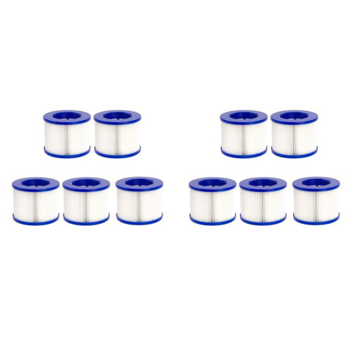 10X Swimming Pool Filter Replacement Hot Tub Filter Replacement Cartridge Pool Filter for CleverSpa