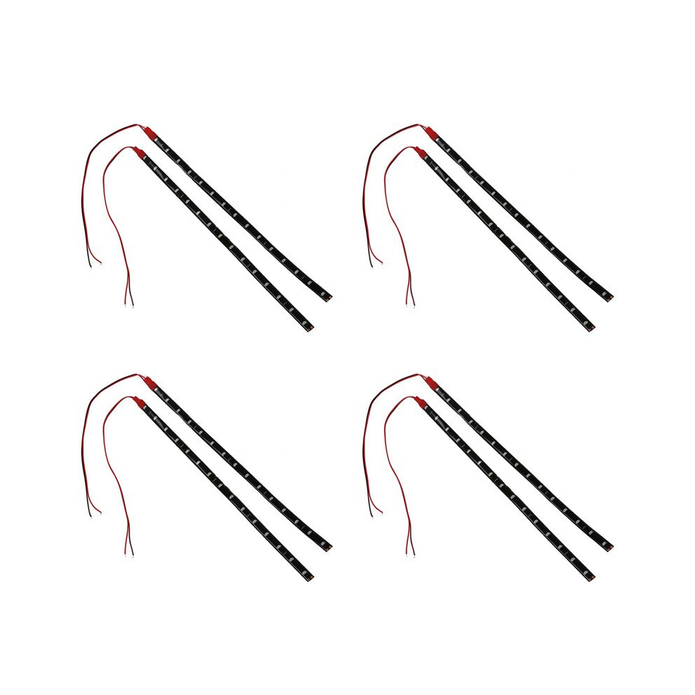 8 X String Lights 15 Led Strips 30 Cm Red Light Chain 12V 4713494014595