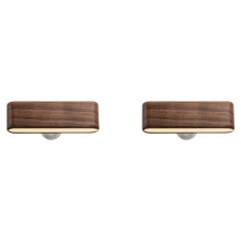 2X Appliques Murales Rechargeables avec Rotation à 360, Applique Murale à Intensité Variable, Alimentée par Piles, Style 2