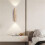 2X LED Wall Light Modern Simple Natural Yellow Travertine Wall Light with  and Down Light 2