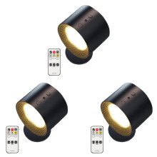 3X Glow Right Halo Lux,Glow Right Everywhere Light,Glow Right Lights,USB Rechargeable Lights Black