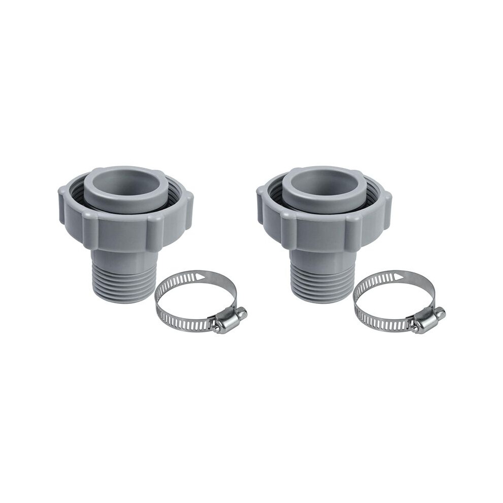 2X Swimming Pool Drain Fitting Connects Fit For Pools, Id 1.5Inch Connect To The Bottom Of The Pool, Od 1Inch 4713018035334
