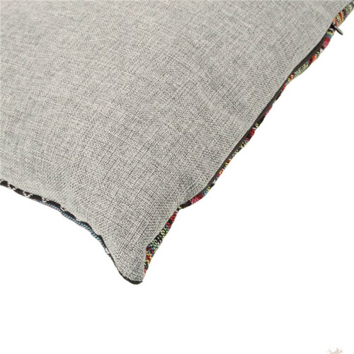 Conjunto de 4 Fronhas Bohemian Throw Fronhas Decorativas Boho Mexican Retro Stripe Multicolor, para Sofá 18X18 Polegadas