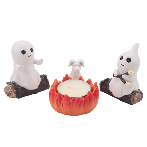 Campfire Gathering 3D Small  Campfire Nightlight Cute Funny Spooky Halloween Party Decorations A