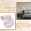 USB Rechargeable  Dimmable LED Bedroom Wall Light White Magnet Magnetic Base for Bedside Study Reading 3
