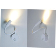 3X 3W Wandgemonteerde Leeslamp Flexibele Zwanenhals LED-Sconce Lamp voor Slaapkamer, Kantoor, Werkbank, Studio-Leeslamp