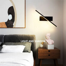Minimalistische Wandleuchte, Verstellbar, Drehbar, Nachttischbeleuchtung, Hintergrundwanddekor, Rahmenlampe für Schlafzimmer, Wohnzimmer