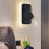 2X Wall Light Backlight USB Charging 330 Degree Rotation Adjustable Wall Lamp Bedside Study Reading Sconce Lamp Black 6